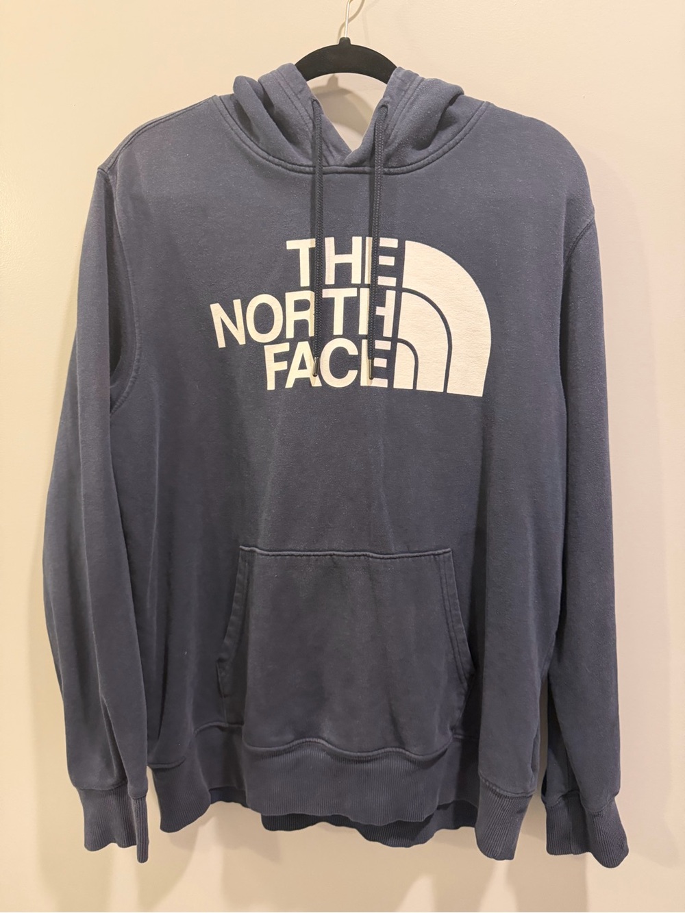 The North Face Men's Navy Logo Hoodie Size L